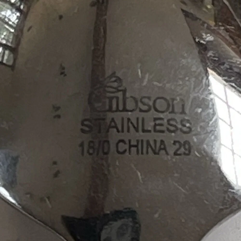 Gibson Stainless Spoons 4 Pieces 18/0 Replacement